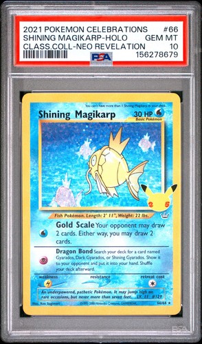 Psa shining magikarp 64 - 10,