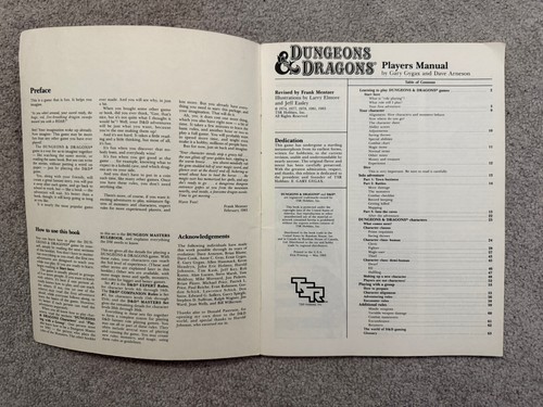 Tsr basic - basic, d&d
