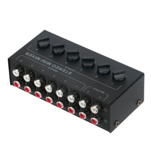 Mixer stereo passivo 6 - mixer,