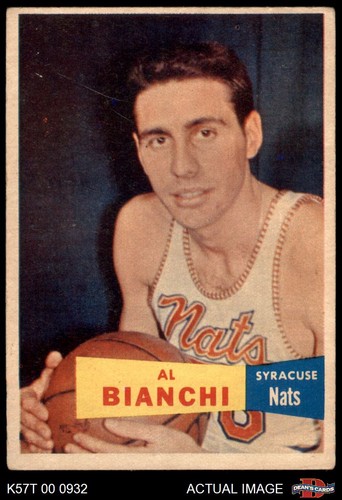 1957 topps al bianchi - topps,