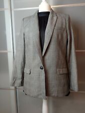 Blazer Donna Mango Taglia XL Quadretti Grigio Nero