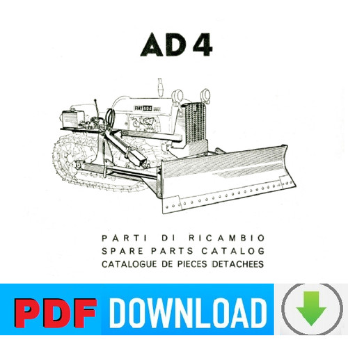 Fiat ad4 apripista idraulico - ad4,