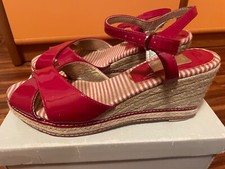 BATA Sandali zeppa rosso con