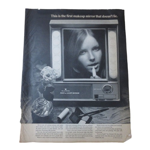 1968 clairol makeup mirror - makeup, /