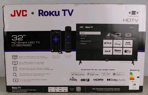 Jvc 32cr250 roku - tv, 32"