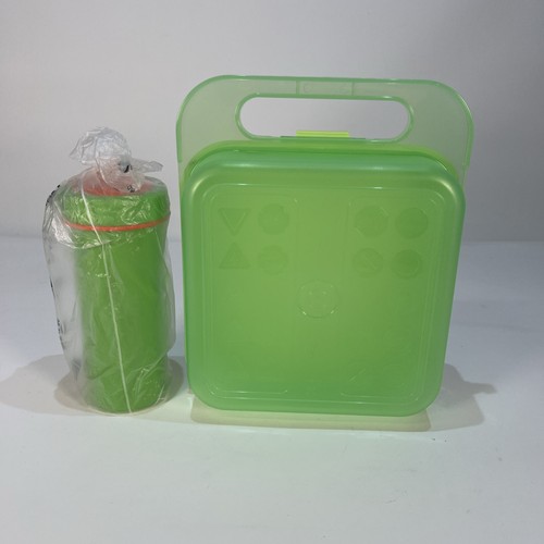 Vintage tupperware green click - tupperware,