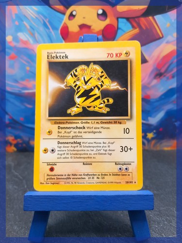 Carta pokémon elektek - pokémon, i