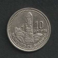 10 Centavos, GUATEMALA 1997