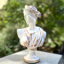 Statua Artemide, scultura in marmo della dea mitologia greca, decorazione...