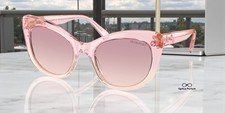 SWAROVSKI SK6020 104868 Transparent Pink Gradient Violet 55 m Women's Sunglasses