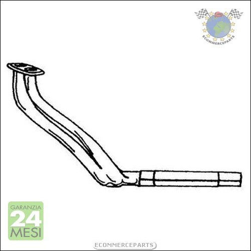 Tubo marmitta collettore - tubo,