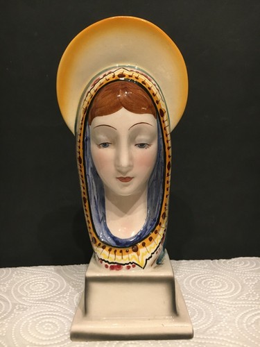Madonna ceramica policroma