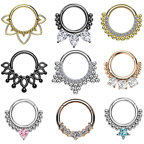 Premium setto piercing clicker