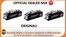 KIT 3 CANDELE NGK CR9EIX IRIDIUM YAMAHA MT09 850 2014 2015 2016 ORIGINALI