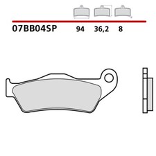 BREMBO PASTIGLIA MESCOLA SP