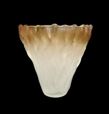 Ricambio tazza/Paralume vetro Tulipe Fiore lampadario Murano Lamp Shade H 13 Cm.