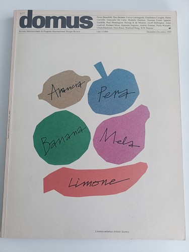 Domus 777 dicembre 1995 - domus,