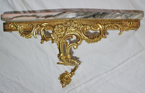 Consolle parete barocca oro - parete,