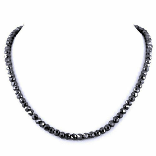 Collana perline diamanti - perline, neri