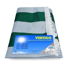 TENDA SOLE VERTIGO da esterno GIARDINO balcone RIGONE VERDE impermeabile e idror