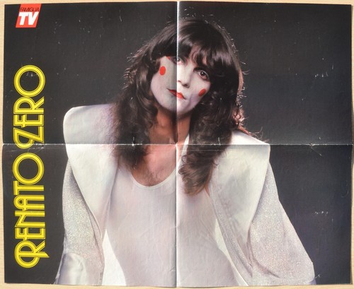 Poster renato zero vintage - renato,