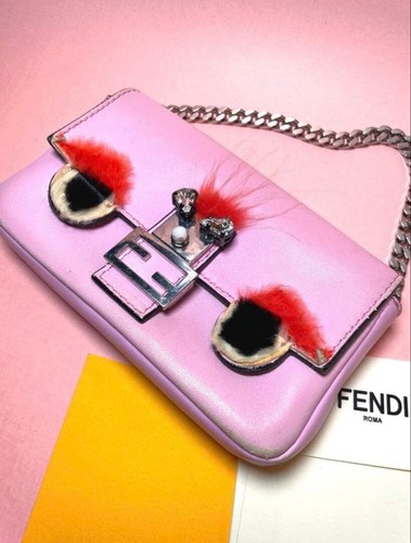Fendi micro baguette monster - baguette,
