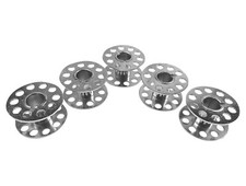 5 bobine in metallo per