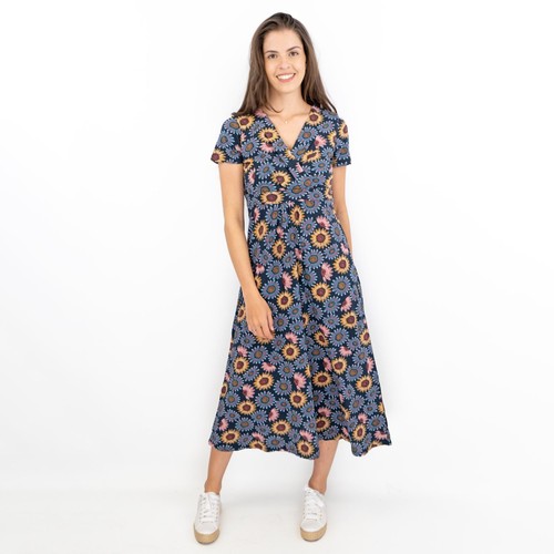 Abito midi donna seasalt blu - abito,