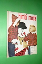 RIVISTA DI MODA BIMBI n.23 RARA  INVERNO/HIVER 1956 FASHION VINTAGE KIDS BAMBINO