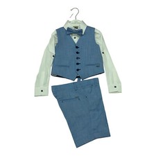 ABITO COMPLETO CERIMONIA BIMBO GAI MATTIOLO GMMP650692B LINO ORIGINALE PE 2023