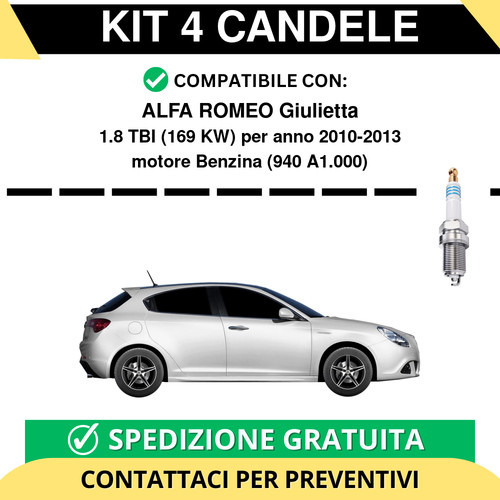Kit candele per alfa - kit,
