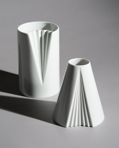 Vaso porcellana duo - vaso, in