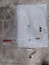 PARABREZZA ORIGINALE PIAGGIO BEVERLY 300 2001/2004 COMPLETO DI STAFFE, USATO