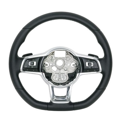 Full smooth leather steering - full,