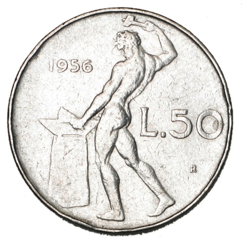 Italia repubblica lire 1956 - italia,