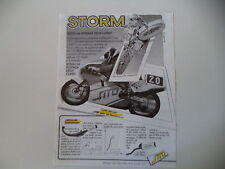 advertising Pubblicità 1987 MARMITTE SITO STORM e MBA 125/MACCIOTTA/ALEX PUZAR