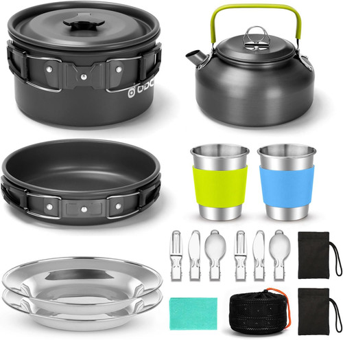 Pentole kit campeggio set - kit, campeggio,