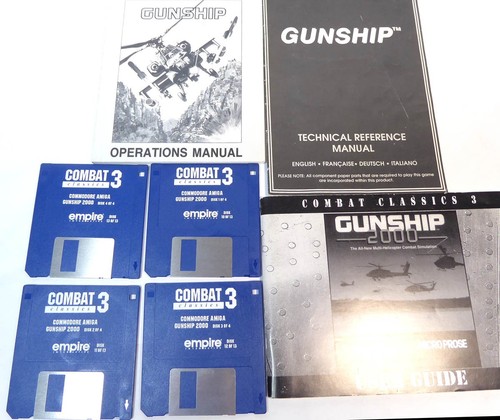 Commodore amiga gunship - commodore, --