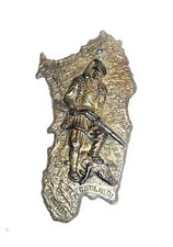 RARA SCULTURA "LA SARDEGNA" FUSIONE IN BRONZO MASSICCIO KG 3