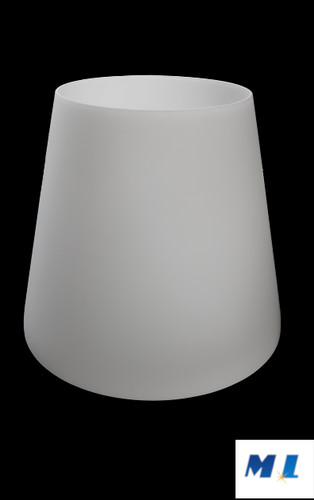 Paralume bianco vetro - bianco,