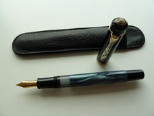 Penna stilografica Pelikan Classic M200 nero-blu/verde - penna a M incl. custodia