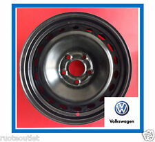 KFZ/7760 1 CERCHIO IN FERRO 6X15" ET38 5X100 57,1 PER VOLKSWAGEN POLO 2014 6R 14