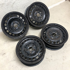 4 cerchi in acciaio - 6J x 15 pollici ET47 - 5x112 - VW Golf 5 / Plus / Golf 6 / Touran