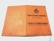 ww2 regio esercito tessera