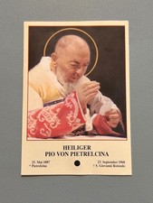 Santino reliquia Padre Pio da
