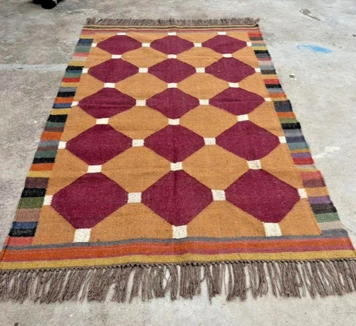 Tappeto kilim senape - tappeto,