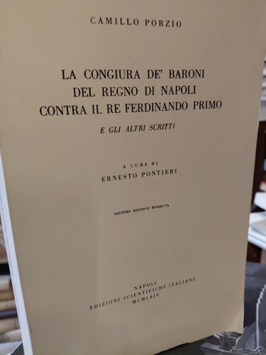 Camillo porzio congiura - la,