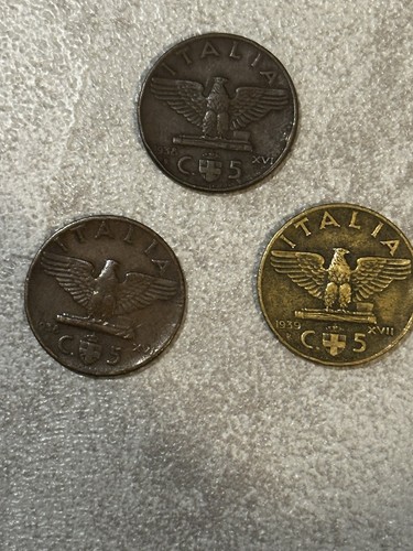Lotto monete centesimi - monete, 5