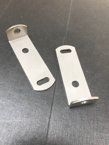 Staffe targa acciaio inox
