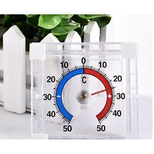 TERMOMETRO DA ESTERNO ANALOGICO PER FINESTRE AUTOADESIVO INTERVALLO -50° +50°